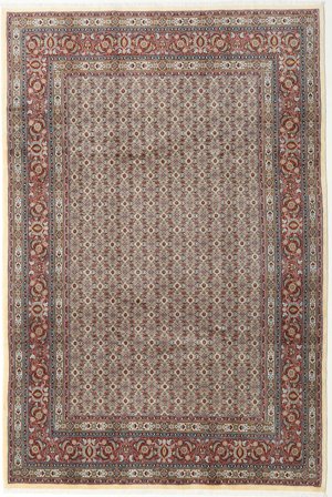 Moud Tæppe Håndknyttet 199X293 Brun/Orange Persien/Iran