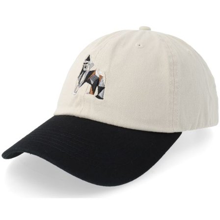 Origami - Beige unconstructed Keps - Origami Gorilla Washed Stone/Black Dad Cap @ Hatstore