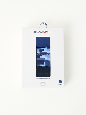 MATCH - Esme 3 pk boxer - Jean Paul - Str. L - Herre - Pysjamas & Undertøy - Blå - 95% bomull, 5% elastan