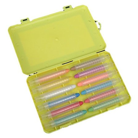 6/12stk Farve Vandopløselig Støvfri Kridt Graffiti Kridt Til Børn Legetøj Gaver