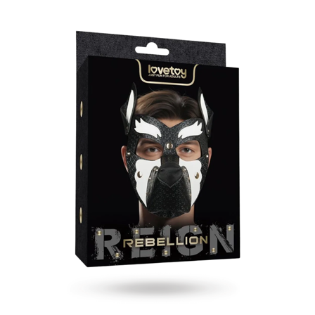 Rebellion Reign Howl Pup Mask White - Sexleker Vuxen: Bondage & Fetish