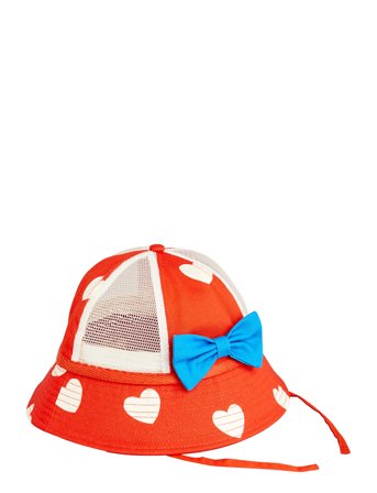 Mini Rodini | Hearts Aop Sun Hat | 48-50