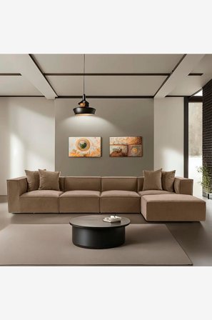 Homitis - Hjørnesofa Snezzy - Brun - Hjørnesofaer - Fra Homeroom