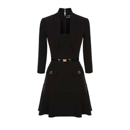 Elisabetta Franchi Kjole Sort, Dame