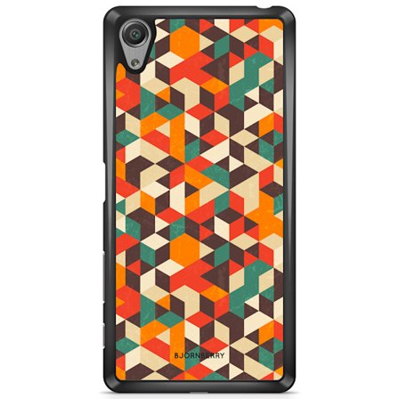 Bjornberry Skal Sony Xperia L1 - Retro Geometri