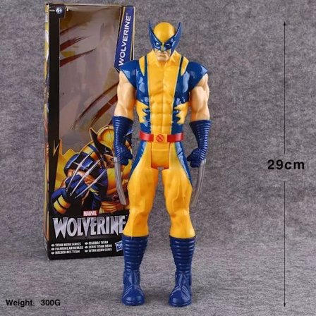 [Wolverine] Marvel Avengers 12 tuuman toimintahahmo Titan Hero -sarja Lasten lelut Lasten koko M