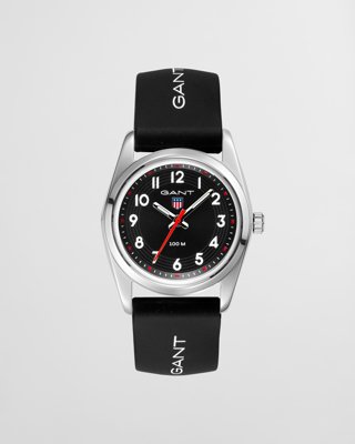 GANT - Graduate klokke med sort silikonrem (2-6 år) black