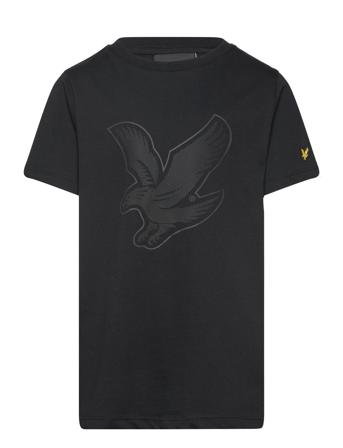 Graphic Eagle T-Shirt Tops T-shirts Short-sleeved Black Lyle & Scott