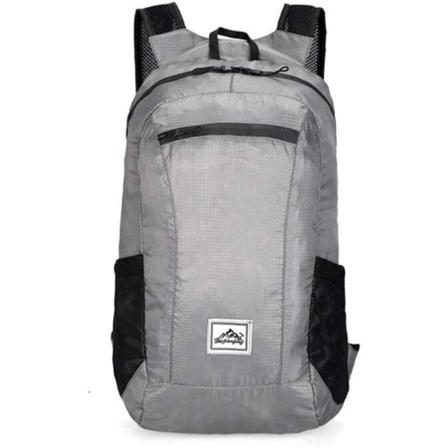 20L Letvægts Bærbar Foldbar Rygsæk Vandtæt Rygsæk Foldbar Taske Ultralet Udendørs Pakke til Kvinder Mænd Rejser Vandring-Grå_41*16 * 24CM Gray
