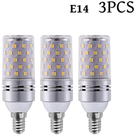 3-pack LED-lampa för taklampa 3000K varmvit ljus E14-12W