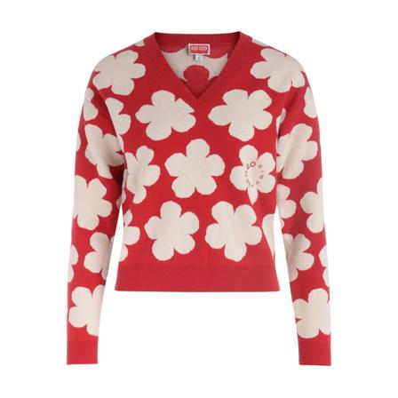Kenzo, Knitwear Czerwony, Kobieta, Rozmiar: M