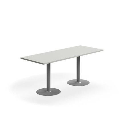 Table VERTICUS, 1800x700x720 mm, light grey/silver