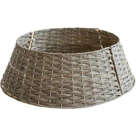 Juletræringskrage Juletræringsring Kurv Flettet Rustikk Juletræringsring For Juletrær Dekorasjon