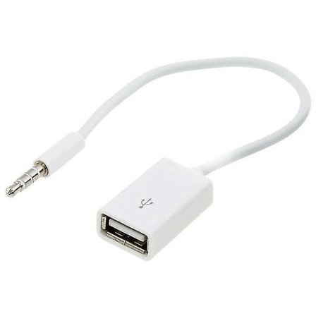 3,5 mm Aux uros - USB naaras adapterikaapeli