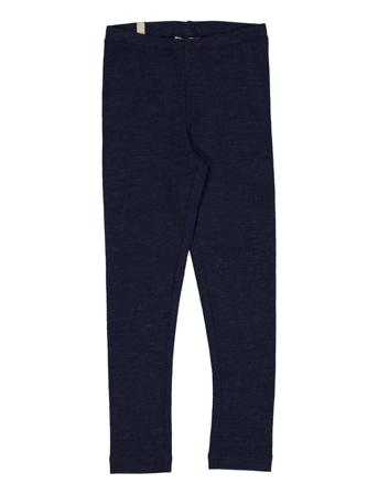 Wool Leggings Leggings Base Layer Bottoms Blå Wheat