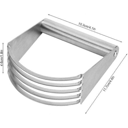 Deigblender, Profesjonell Pastry Blender i Rustfritt Stål - Deigblender for Mel, Bakingverktøy