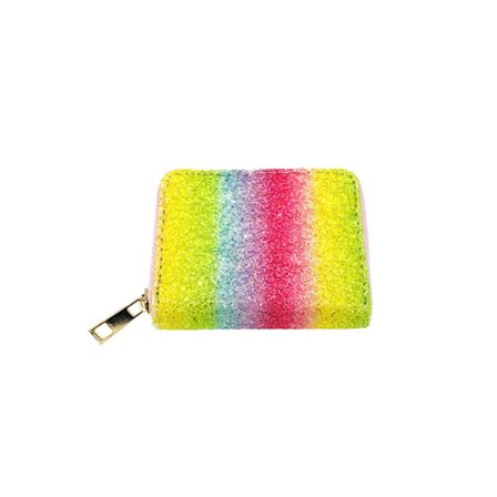 Glitter-pailletter møntpung med lynlås 3 3