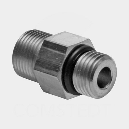 Rak nippel 9/16-24 / -5 ORB