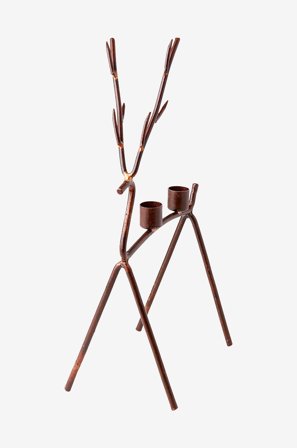 Affari of Sweden - Lysestage Oh Deer - Kobber - Lysestager & lanterner - Fra Homeroom