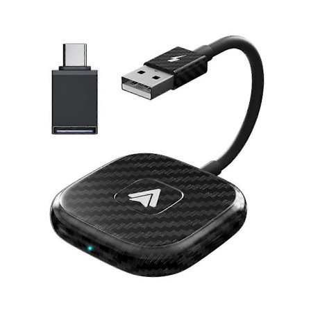 Trådbunden till trådlös Android Auto-dongel, trådlös Android Auto-adapter, Plug Play 5G BT USB Bil AI-box