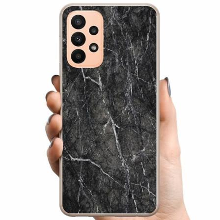 Samsung Galaxy A23 5g Tpu Mobilskal Marmor Svart