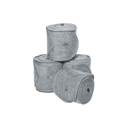Weatherbeeta Fleece Bandage (4-pack) 3,5 m grå