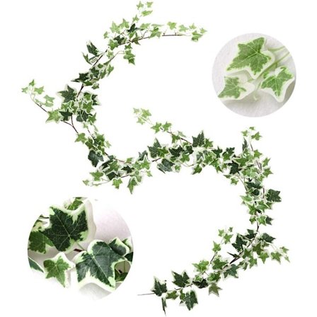 Kunstig eføy silke falske vinstokker veggdekorasjon bryllupsgirlander grønt blad hage hjem løvverk planter