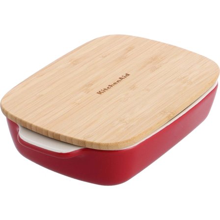 Kitchenaid Ugnsform med lock 26x15,5x6,5 cm, röd | Matlagning > Kokkärl & Stekpannor > Ugnsformar > Ugnsform | Bagaren och Kocken
