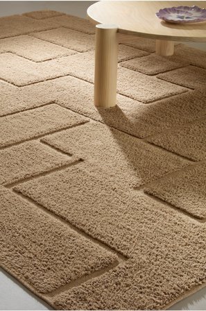 Jotex - Bomullsteppe 200x300 Cm Bomull Beige CEDAR - Kjøp Bomulls- & filleryer hos Jotex