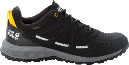 Jack Wolfskin Men's Woodland 2 Texapore Low hiking shoes Black 44,5