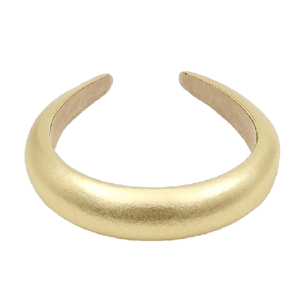 Complement Diadem Metallic Hårband Dam Guld