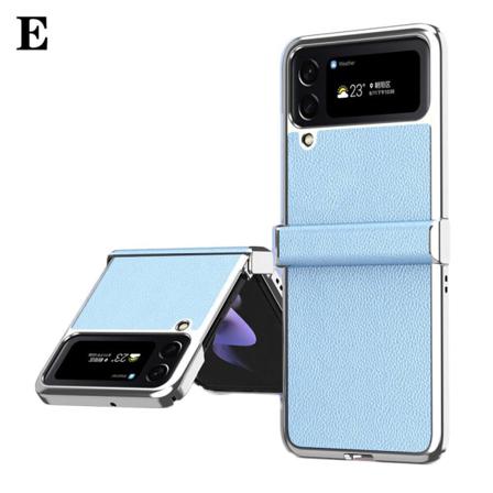 För Samsung Galaxy Z Flip4 5g Läder Hybrid Stötsäker Vikning