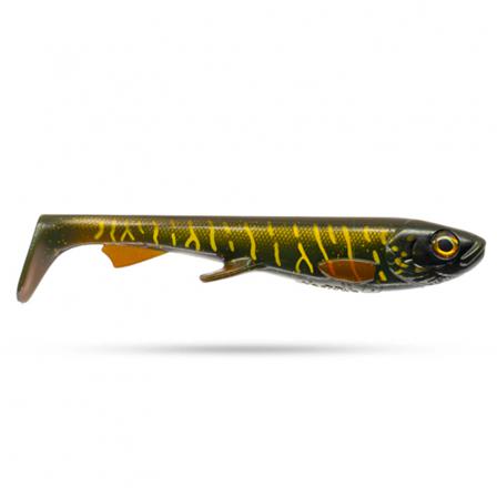 Wolfcreek Shad 30cm, 220g - Green Motoroil Pike