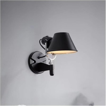 Industriell Vegglampe Retro Justerbar Sengelampe Bordlampe For Stue Soverom_TF_TF