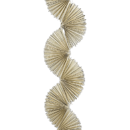 A World of Craft ASIA Girlang Dekoration Beige 135 cm