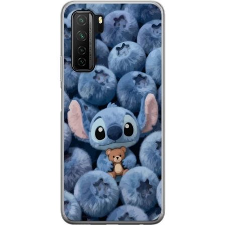 Kompatibel Mobilcover til Huawei P40 lite 5G Lady Gaga minimalistisk plakat med guitar og monokrom design