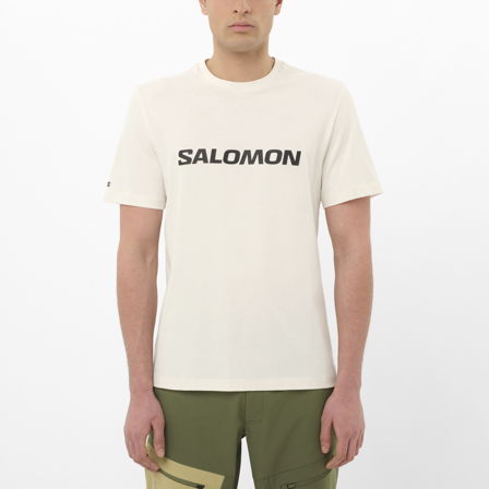 Salomon - Salomon Logo Ss Tee M - Whisper White