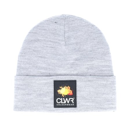 ColourWear - Puppet Beanie Heather Grey Cuff Cuff Grey Beanie - @ Hatstore