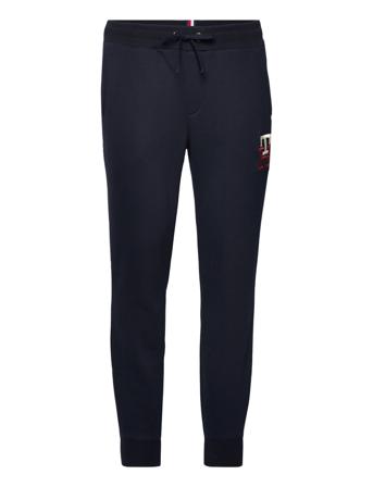 Essential Monogram Sweatpant Collegehousut Olohousut Musta Tommy Hilfiger
