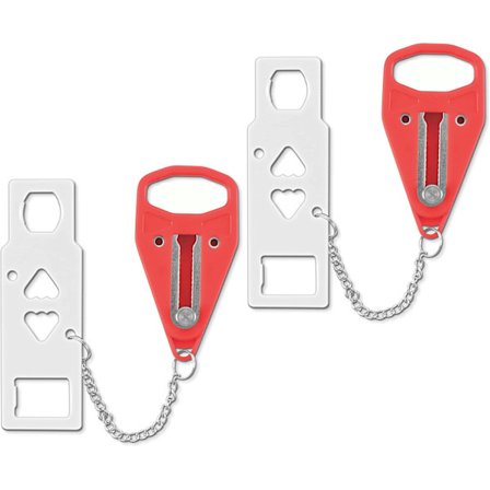 Bærbar Dørlås Hjemmesikkerhed Dørlås Rejse Lås