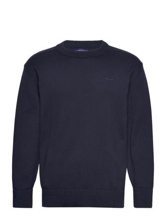 D2. Sailor C-Neck Neulepaita Pyöreä Kaula-aukko Tummansiniset GANT