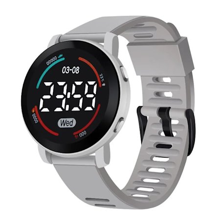 Damklockor LED Digital Elektronisk Klocka Herr Utomhus Sport Casual Slim Mjuk Silikon Damarmbandsur Reloj Digital Mujer