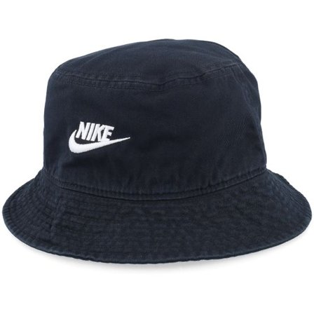 Nike - Svart bucket Keps - Apex Sq Futura Wash Black/White Bucket @ Hatstore