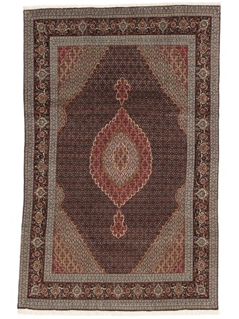 Tabriz 40 Raj Rug Oriental Brown/Black (Wool, Persia)