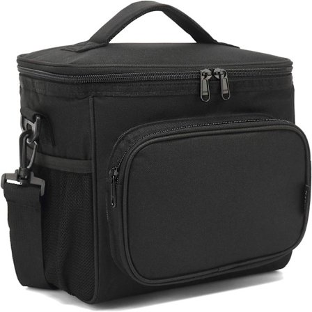 Isolerad lunchväska, svart, hög kvalitet