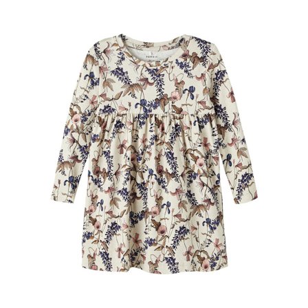 Name it Mini Blommig Kjole, Størrelse 110