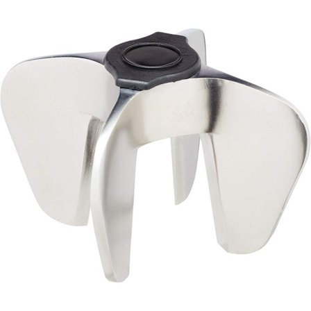 Samppanjan/kuohuviinin avaaja, ruostumaton teräs, 7 x 7 x 4 cm