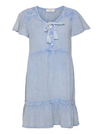 Crnima Short Dress - Kim Fit Blue Cream