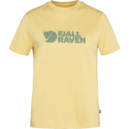 Fjällräven Women's Logo T-Shirt in Mais Yellow, Bio-Baumwolle | Size: Small