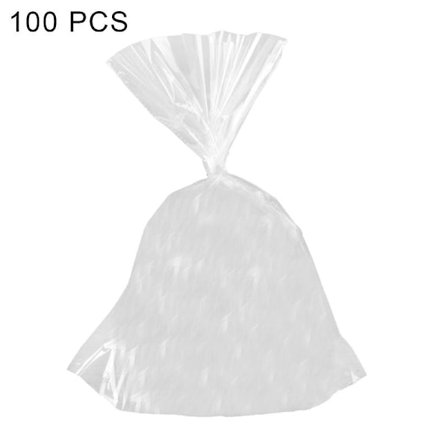 100 stk. Bageposer Letvægts Selvklæbende Bærbare Transparente Brød Toast Bageri Emballagepose Til Hjemmet